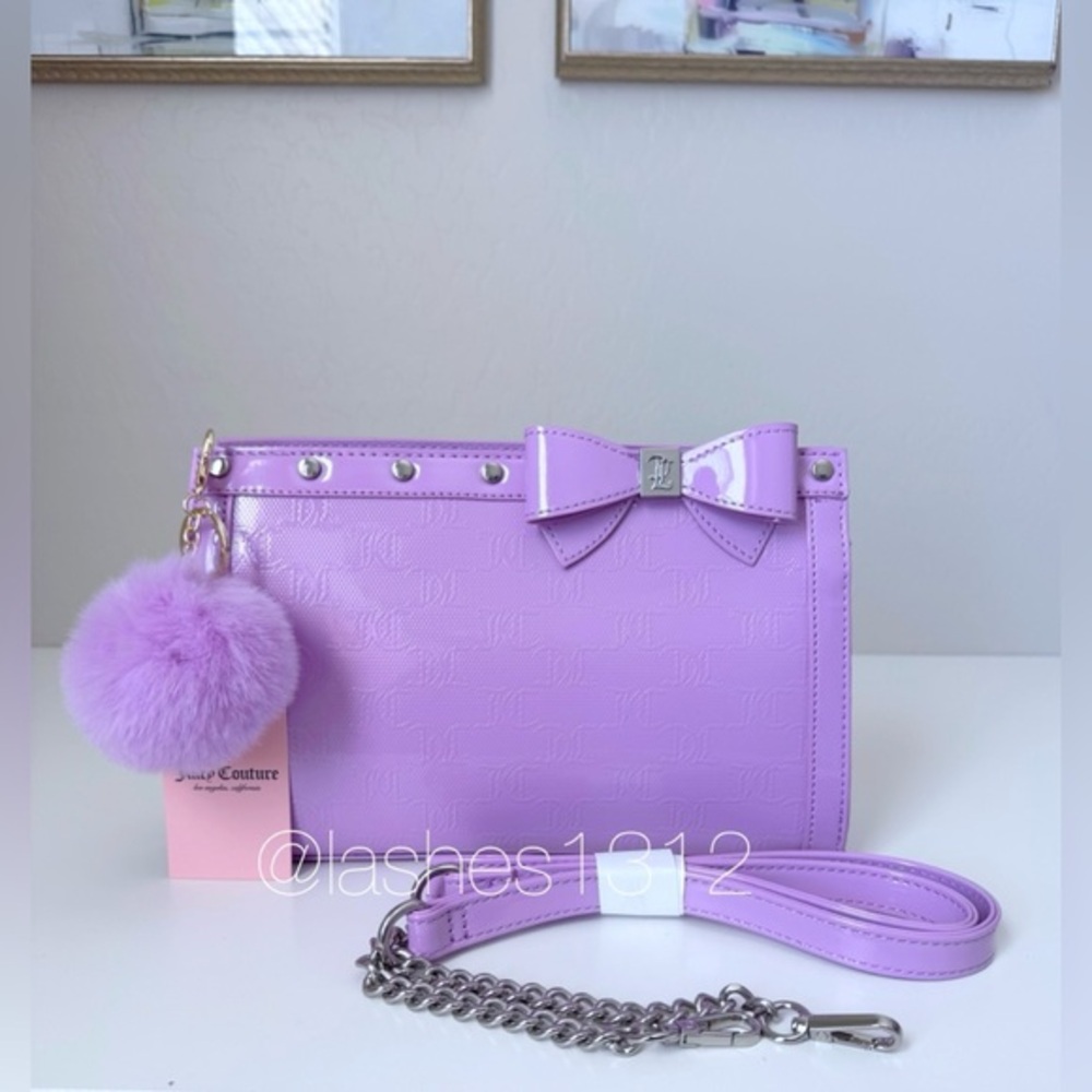 JUICY COUTURE Bag For the Girls Crossbody Clutch - Purple